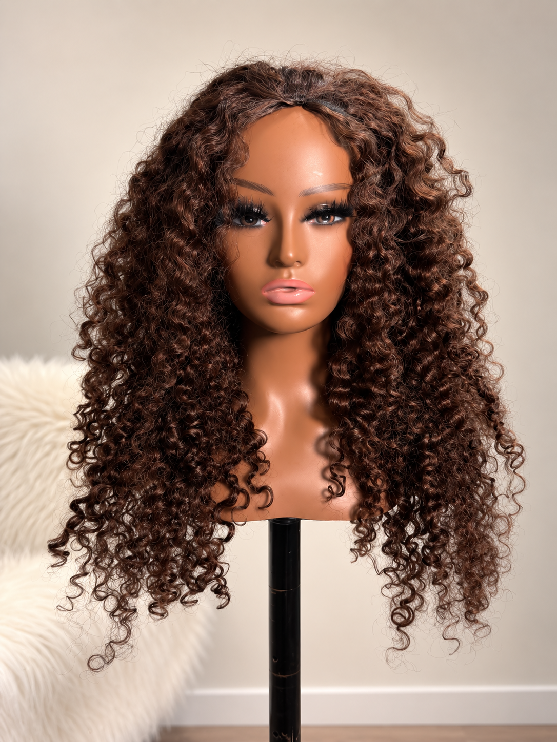 VIP Beauty Hair | 24 inch brown half wig