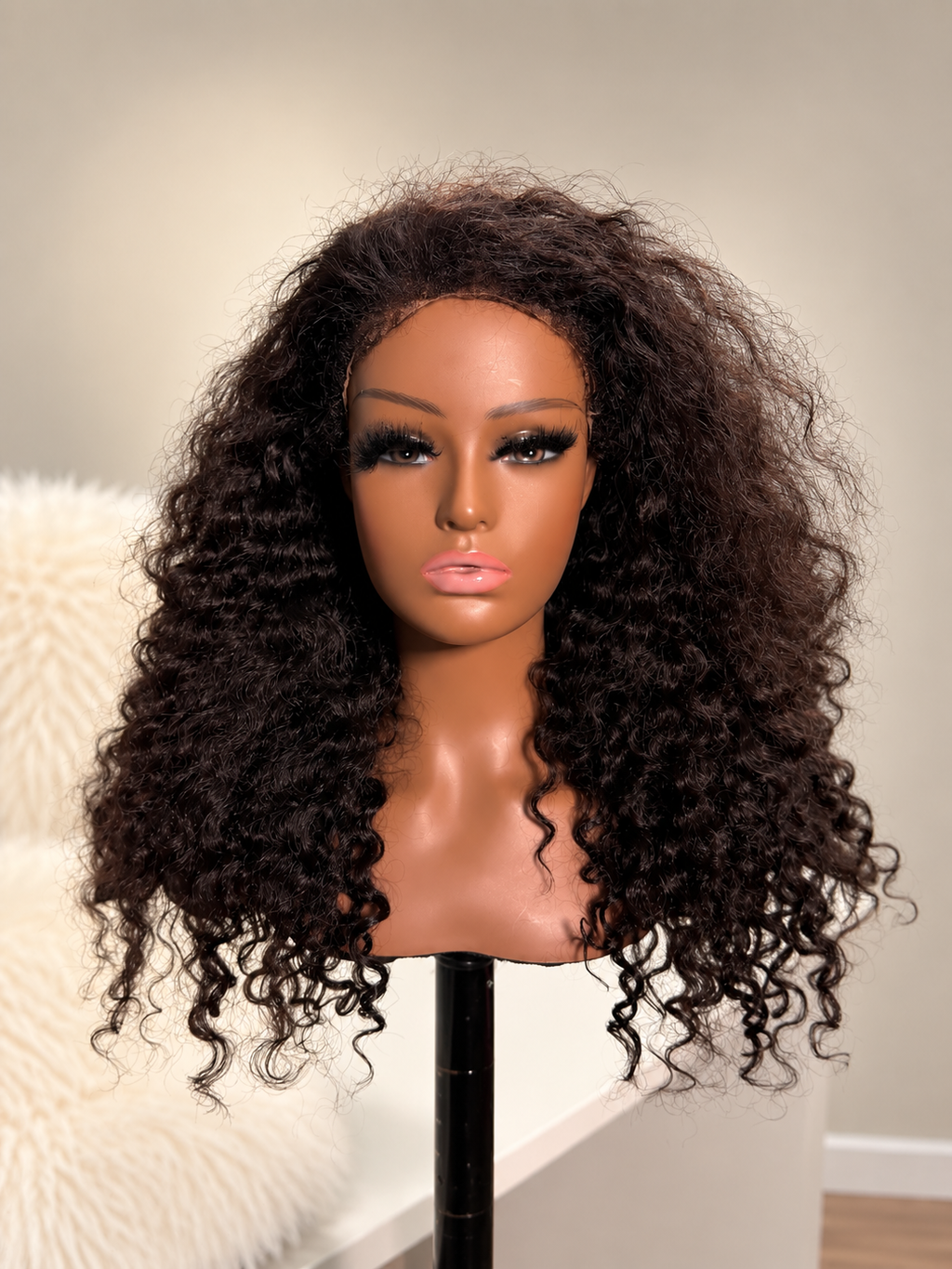 Ashimary | 20 inch 13x4 BC Kinky edge wig