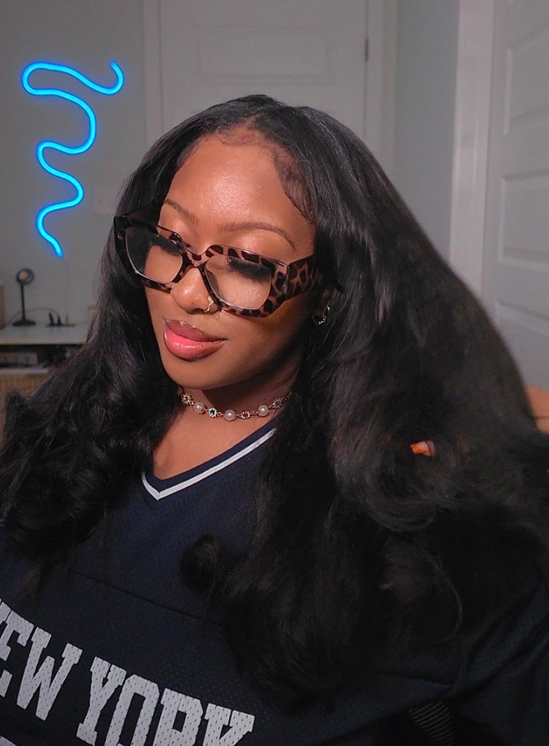 Wow Angel | 20 inch kinky straight Upart wig