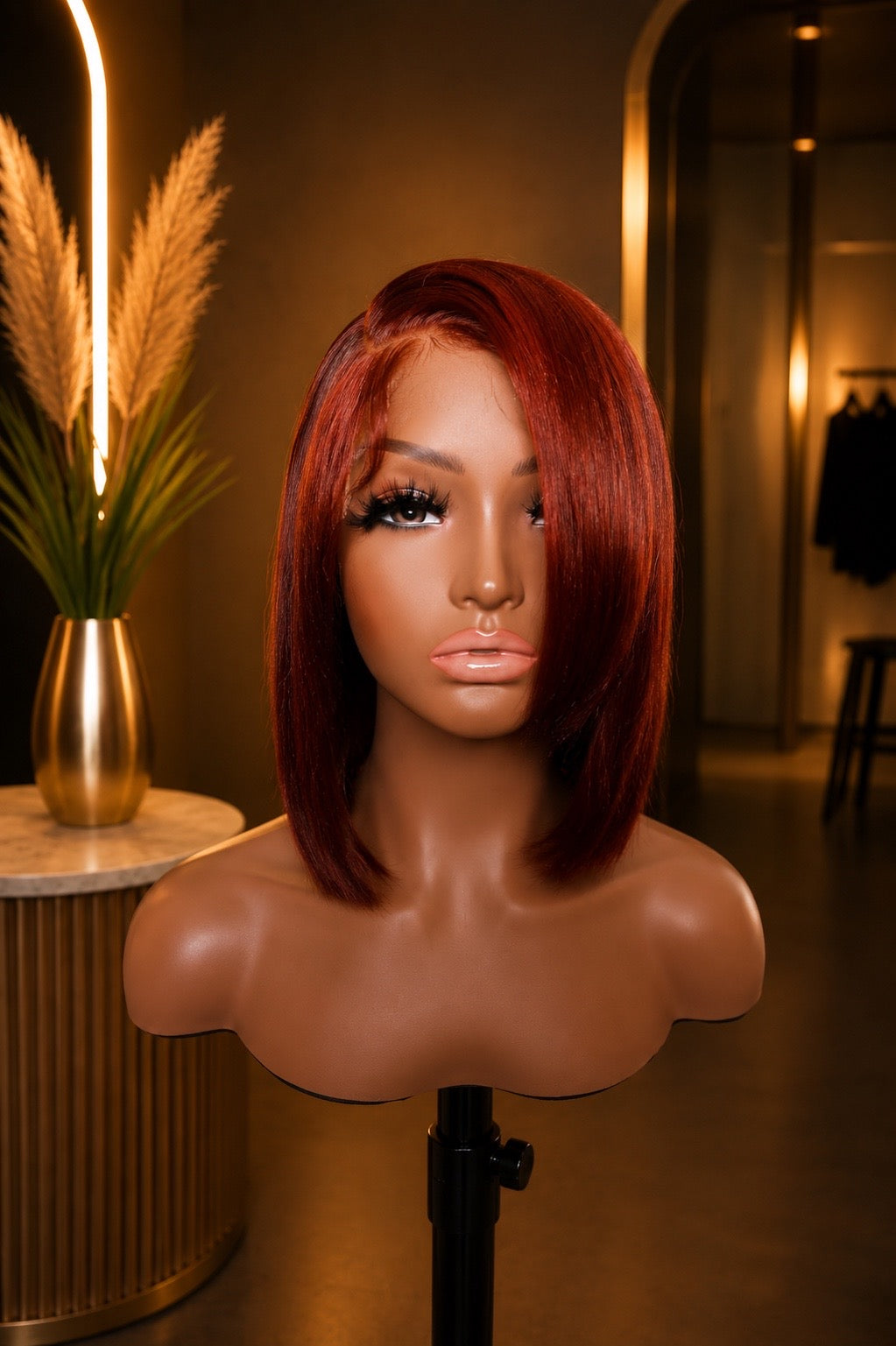 Nadula Hair | Reddish Brown Bob Wig