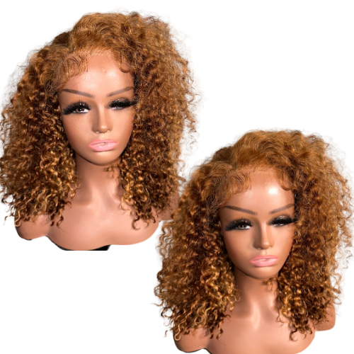 Curlyme Hair | Honey Blonde Curly Wig